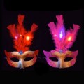 Maschera LED Luminosa Black V-Blood Halloween, Ghost Face, Maschera da  ballo fluorescente, Maschera LED Horror