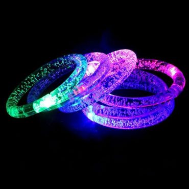 bracelet lumineux LED bulles
