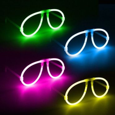 Bastoncini luminosi per i bambini Luce STICK Party Pack Con Occhio Occhiali KIT CONNETTORI 
