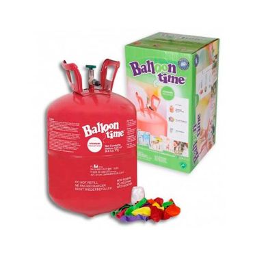 Kit para inflar globos con bombona de helio desechable y 50 globos, para  fiestas o bodas