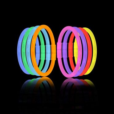 Oferta 80 Pulseras Luminosas Fluorescentes Multicolor Fiesta