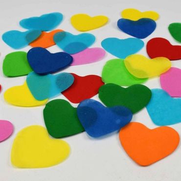 Boda Confeti 1000 Amor Corazones Bio Degradables-elige el color y cantidad 
