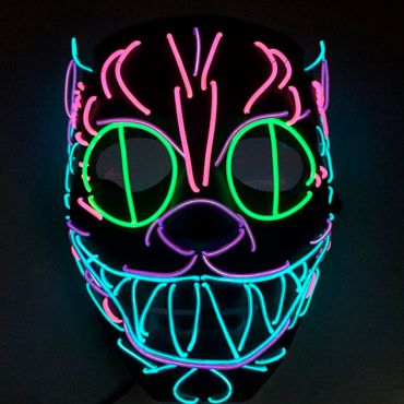 Máscara Jogo Gato Mia - Pontinhos de Luz