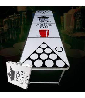 Table de beer-pong en location pliable aux dimensions officielles, table  pliable facilement transportable