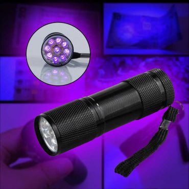Torcia Ultravioletta con 9 LED al Miglior Prezzo