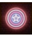 Enseigne Neon Bouclier Captain America