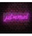 Insegna Neon Just Married