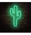 Lampada Neon a Forma di Cactus