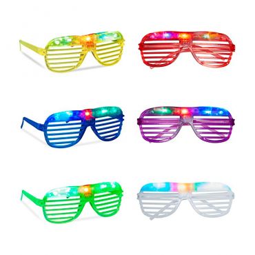 1pc Gafas Led Gafas Luminosas Coloridas Flat Top Gafas Pieza