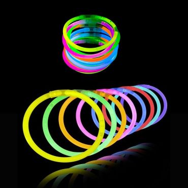 Bracelets Lumineux Fluorescents 50 unités