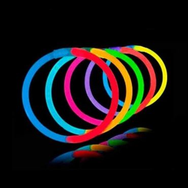 100/ pulseras luminosos fluorescentes brazaletes pulsera